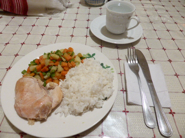 グアテマラの夕食