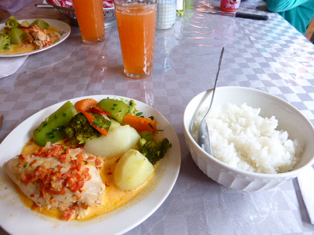 グアテマラの昼食