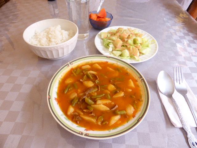 グアテマラの昼食