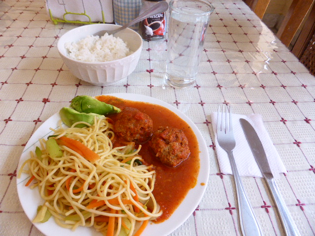 グアテマラの昼食