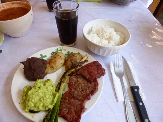 グアテマラの昼食