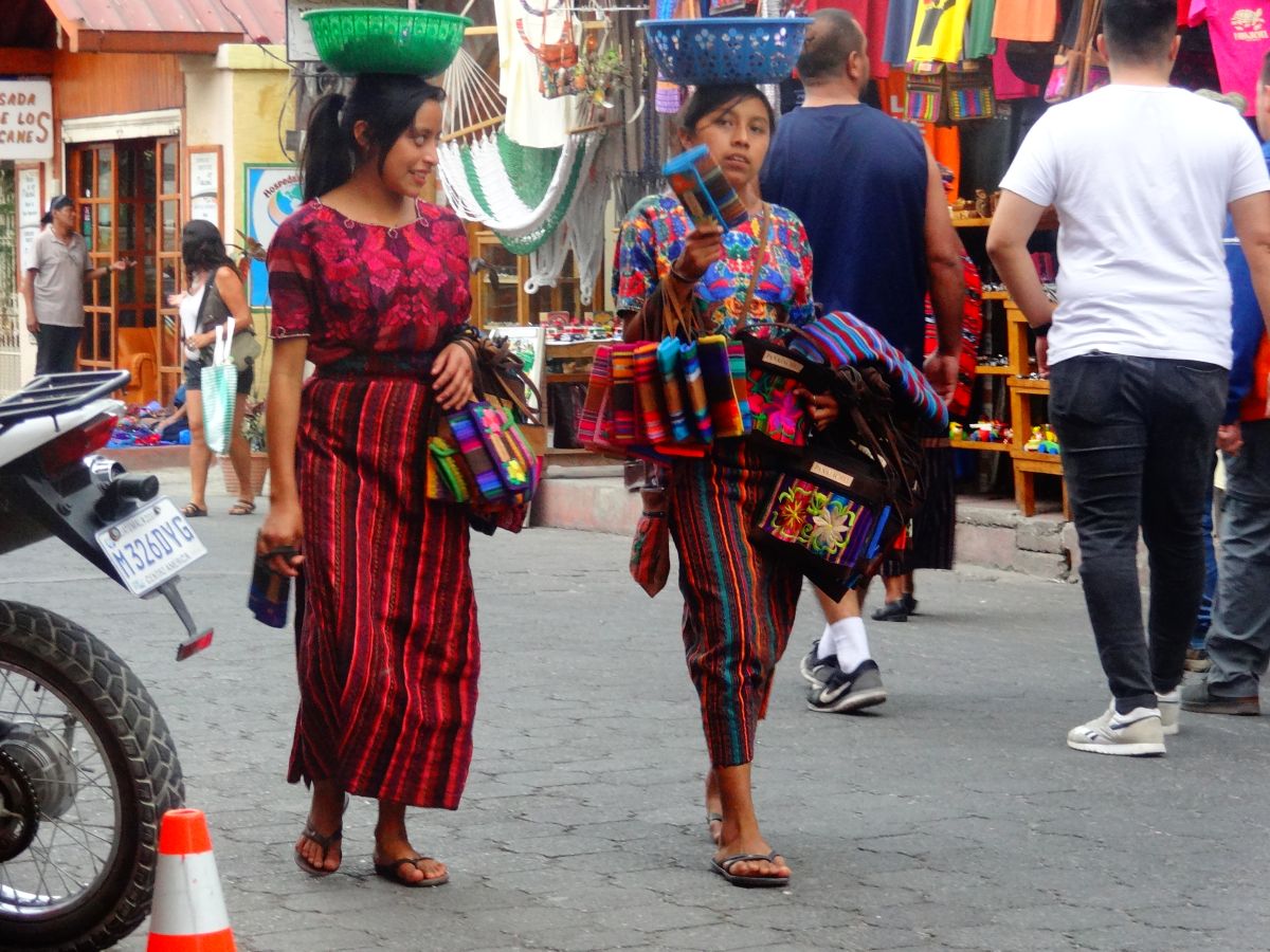 グアテマラの売り子